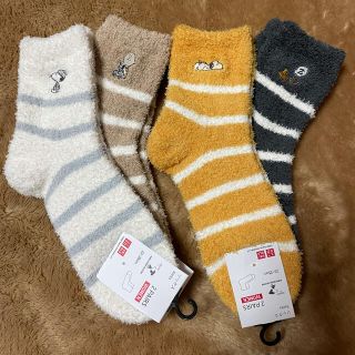 ユニクロ(UNIQLO)の新品　ユニクロ　ピーナッツ　ソックス　靴下　23-25cm(ソックス)