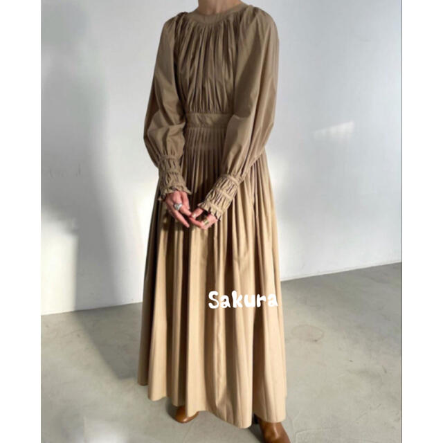 CLANE 新品 BALLOON PLEAT ONE PIECE