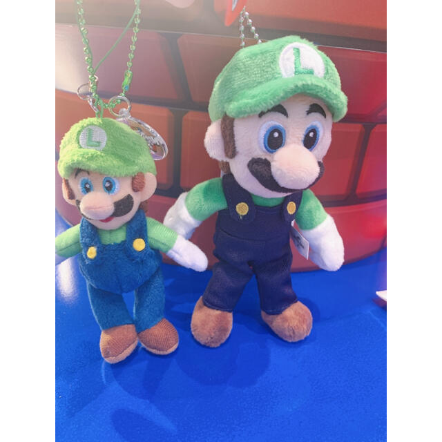 USJ 限定 ルイージ ぬいぐるみボールチェーンセット マリオ | フリマアプリ ラクマ