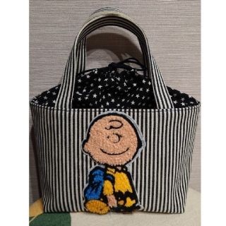 スヌーピー(SNOOPY)のチュ太郎様専用！24☆チャーリーブラウン SNOOPY 保温保冷対応 ランチバ(弁当用品)