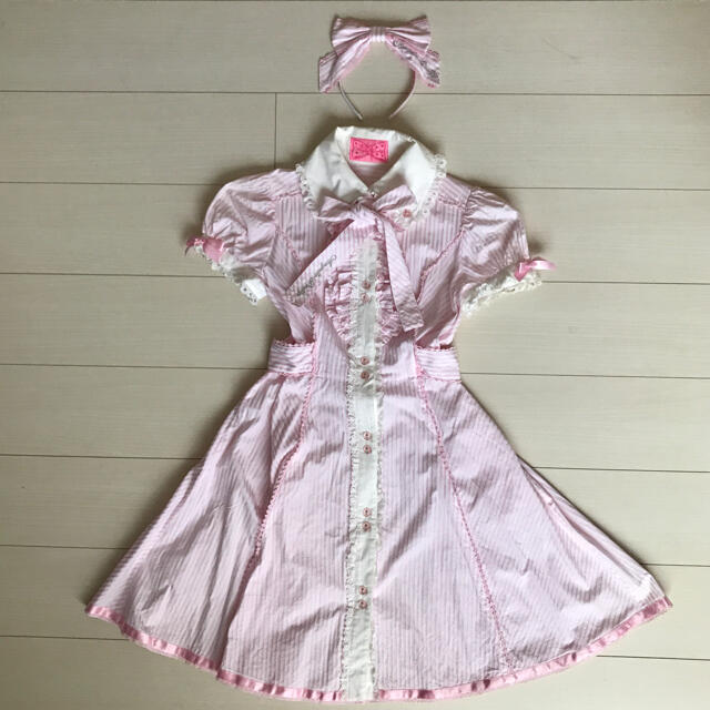 100%正規品 ピンク アンジェリックプリティ アニーストライプ