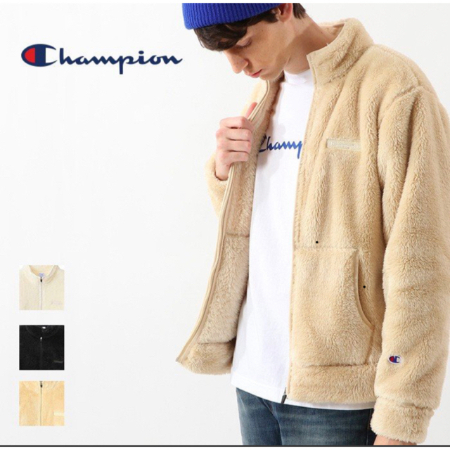 Champion(チャンピオン)の新品 Champion フリース ボア ジャケット メンズのジャケット/アウター(ブルゾン)の商品写真