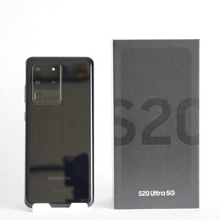 サムスン(SAMSUNG)のGalaxy S20 Ultra SM-G988B/DS ブラック(スマートフォン本体)
