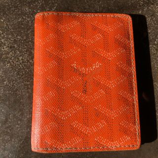 ゴヤール(GOYARD)のゴヤール　パスケース　定期入れ　オレンジ(名刺入れ/定期入れ)