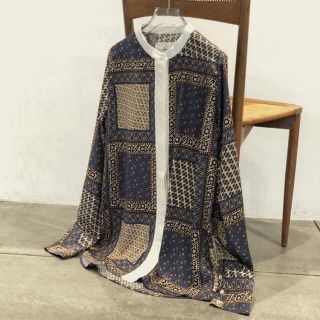 トゥデイフル(TODAYFUL)のStandcollar Paisley Shirts(シャツ/ブラウス(長袖/七分))