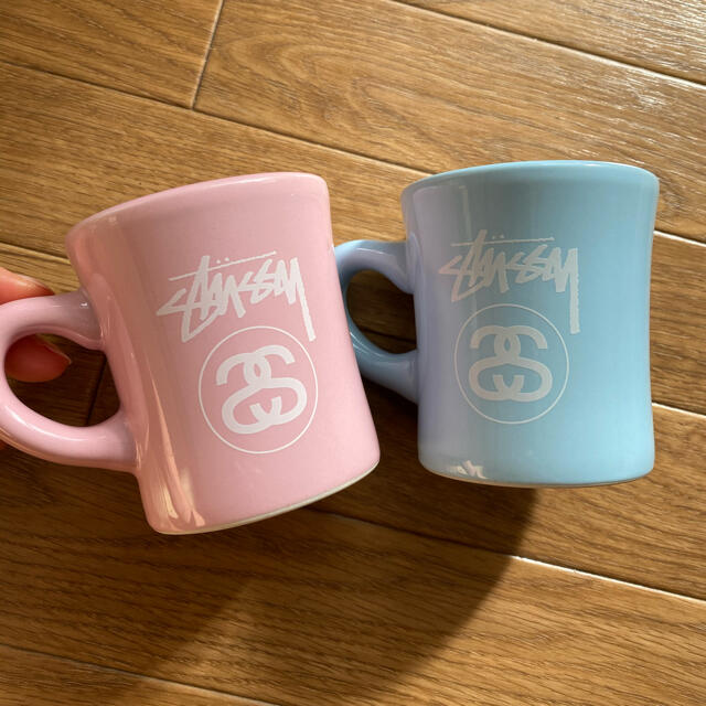 STUSSY(ステューシー)のstussy ステューシー　ペアマグカップ インテリア/住まい/日用品のキッチン/食器(グラス/カップ)の商品写真