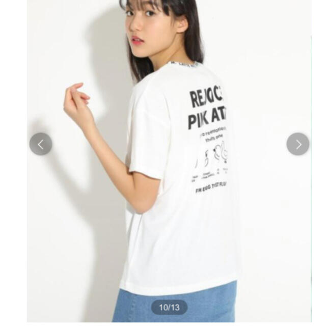 PINK-latte(ピンクラテ)の（新品）ピンクラテ    ビニポケモチーフTシャツ キッズ/ベビー/マタニティのキッズ服女の子用(90cm~)(Tシャツ/カットソー)の商品写真