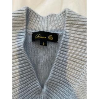 本日限定値下げ!Drawer ドゥロワー7G天竺編みVネックプルオーバー
