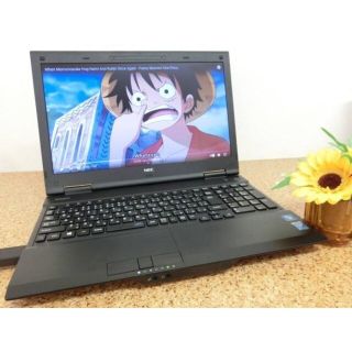 エヌイーシー(NEC)の定番のブラック！ NEC VK25LX-K！最速SSD・DVD・最新オフィス！(ノートPC)