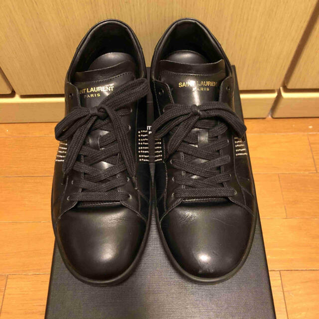 Saint Laurent(サンローラン)の正規 Saint Laurent サンローランパリ スタッズ スニーカー メンズの靴/シューズ(スニーカー)の商品写真