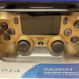 ソニー(SONY)の【新品】PS4純正 ワイヤレスコントローラー  ゴールド(その他)