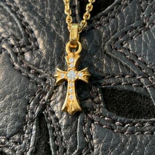 クロムハーツ(Chrome Hearts)のクロムハーツ baby fat 22k pave diamond ベビーファット(ネックレス)