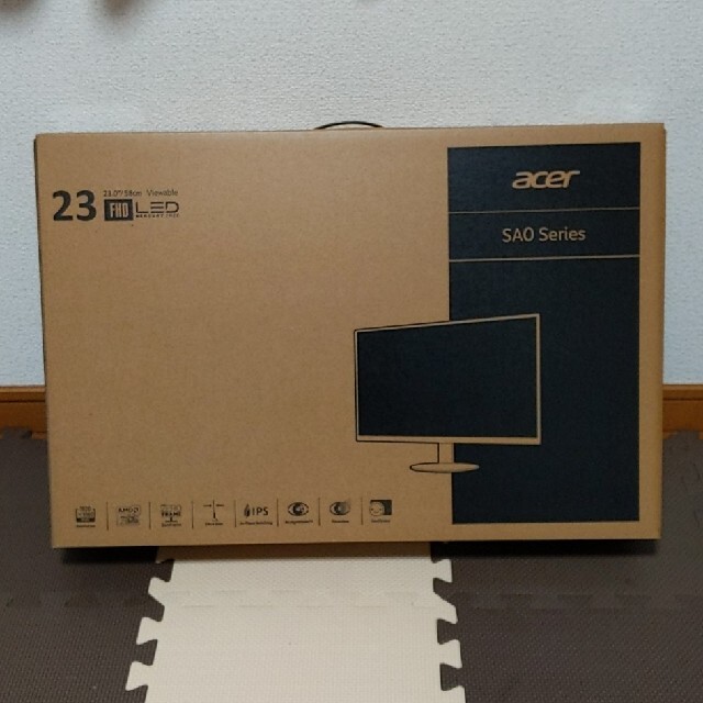 Acer(エイサー)の【新品 】Acer モニター 23型 SA230Abiフレームレス6.6ｍｍ薄型 スマホ/家電/カメラのPC/タブレット(ディスプレイ)の商品写真