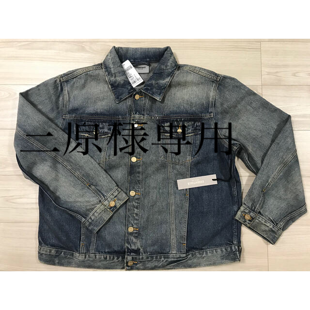 FEAR OF GOD(フィアオブゴッド)のessentials エッセンシャルズ　デニム　ジャケット メンズのジャケット/アウター(Gジャン/デニムジャケット)の商品写真