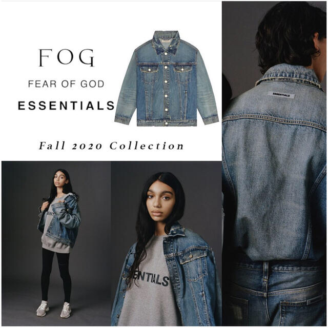 FEAR OF GOD(フィアオブゴッド)のessentials エッセンシャルズ　デニム　ジャケット メンズのジャケット/アウター(Gジャン/デニムジャケット)の商品写真