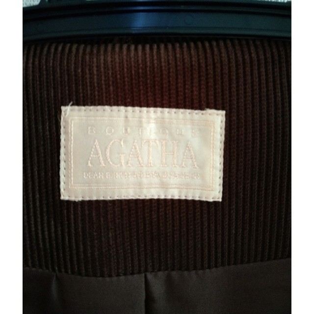 AGATHA(アガタ)のコーデュロイジャケット レディースのジャケット/アウター(テーラードジャケット)の商品写真