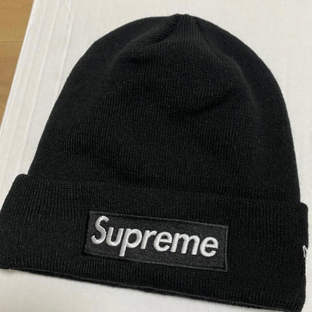 Supreme NewEra Box Logo Beanie 18AWニット帽/ビーニー