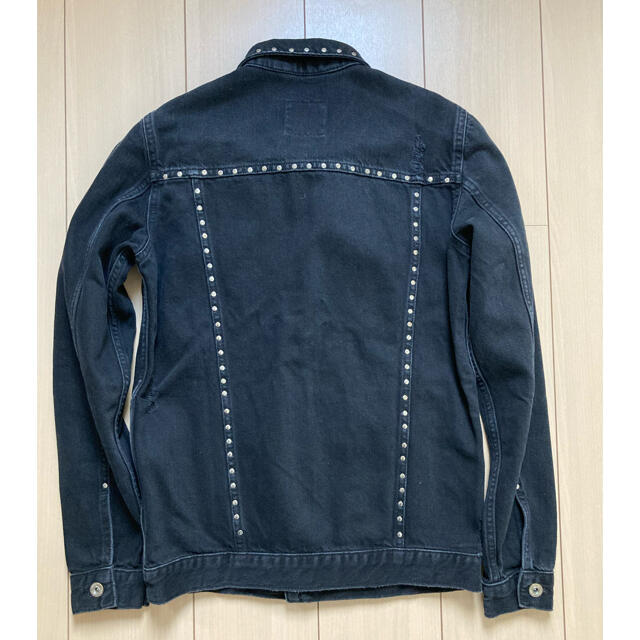 ZARA(ザラ)のZARA ザラ MAN 1975 スタッズデニムジャケット S  メンズのジャケット/アウター(Gジャン/デニムジャケット)の商品写真