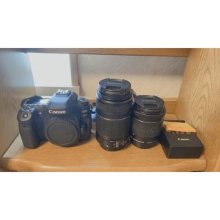 [期間限定値下げ]今日10時まで！　Canon EOS 80d レンズ2点(デジタル一眼)