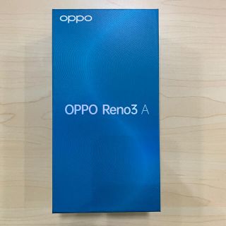 オッポ(OPPO)の【457】新品 OPPO Reno3 A ブラック SIMロック解除済み(スマートフォン本体)