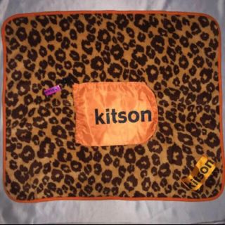 キットソン(KITSON)の★キットソン★フリース ブランケット レオパード 豹柄 ヒョウ柄(70×60㎝)(その他)