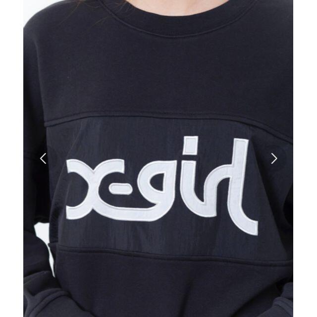 X-girl(エックスガール)のX-girl SPORTY SWEAT TOP レディースのトップス(トレーナー/スウェット)の商品写真