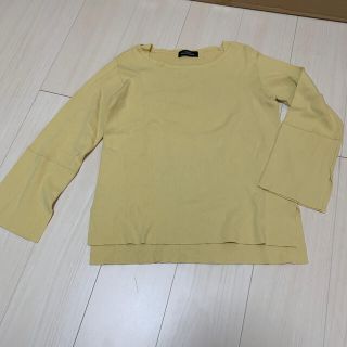 ユナイテッドアローズグリーンレーベルリラクシング(UNITED ARROWS green label relaxing)のイエローニット(ニット/セーター)