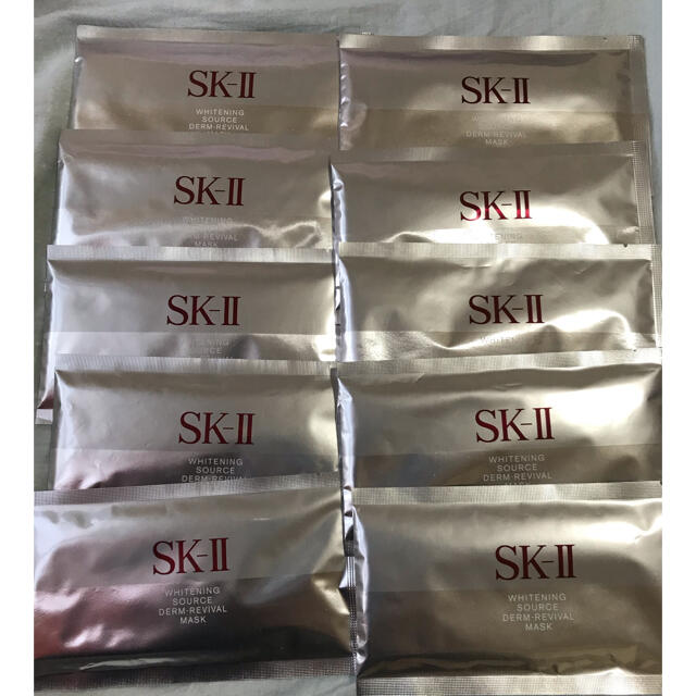 SK-II(エスケーツー)のSK-II エスケーツーホワイトニング ソース ダーム.リバイバル マスク10枚 コスメ/美容のスキンケア/基礎化粧品(パック/フェイスマスク)の商品写真