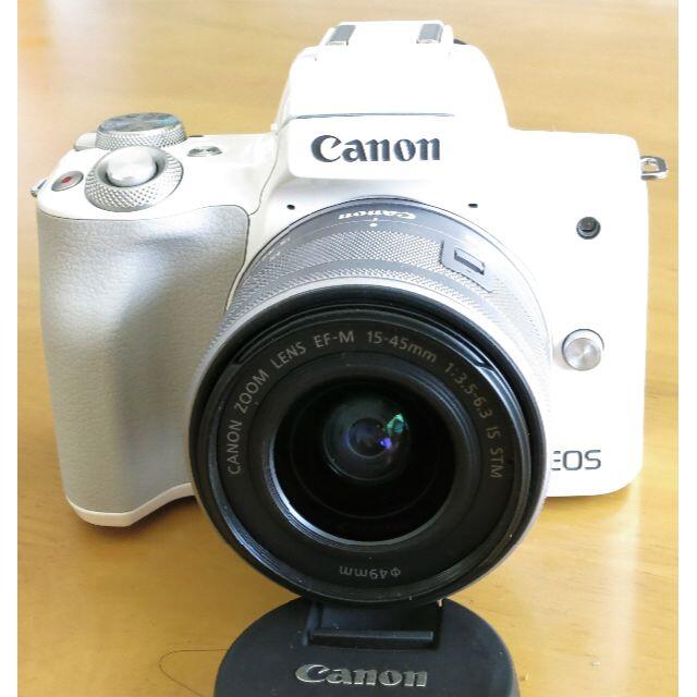 ミラーレス一眼極美品　Canon　EOS Kiss M ズームセット