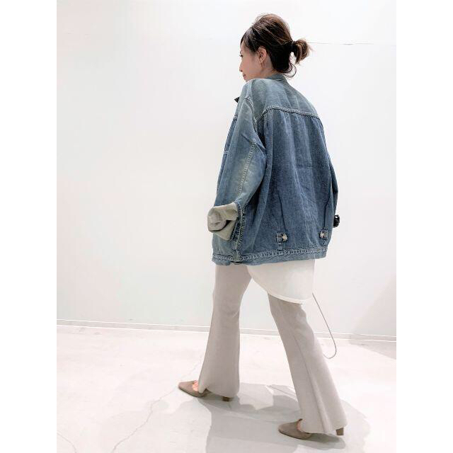 L'Appartement DEUXIEME CLASSE(アパルトモンドゥーズィエムクラス)の【STAMMBAUM/シュタンバウム】OVERSIZE DENIM JACKET レディースのジャケット/アウター(Gジャン/デニムジャケット)の商品写真