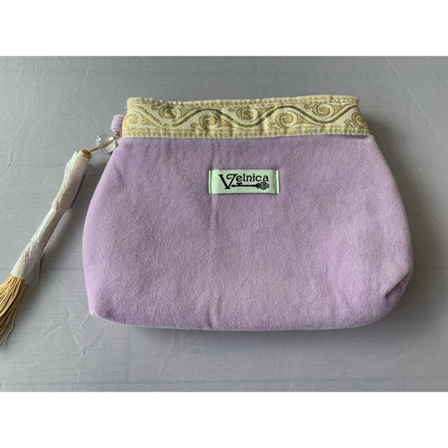 Velnica(ヴェルニカ)のポーチ　紫 レディースのファッション小物(ポーチ)の商品写真