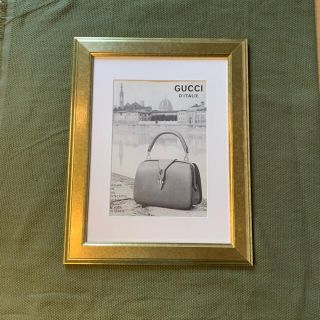 グッチ(Gucci)のグッチguuciビンテージ広告ポスター(絵画/タペストリー)