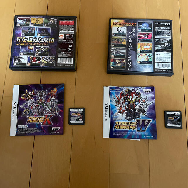 BANDAI(バンダイ)の「スーパーロボット大戦W DS」 「スーパーロボット大戦K DS」 エンタメ/ホビーのゲームソフト/ゲーム機本体(携帯用ゲームソフト)の商品写真