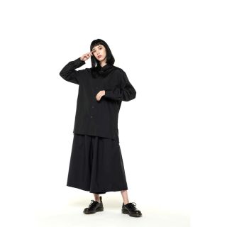 ヨウジヤマモト(Yohji Yamamoto)のヨウジヤマモト　syte  100/2ブロードシャツ 3 ブラック(シャツ)