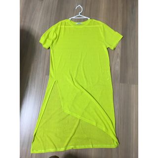 ザラ(ZARA)のZARA ロングTシャツ　(Tシャツ(半袖/袖なし))