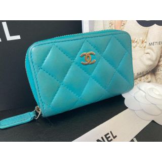 シャネル コインケース(レディース)(ブルー・ネイビー/青色系)の通販 シャネル コインケース(レディース)(ブルー・ネイビー/青色系)の通販