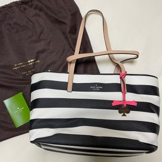 ケイトスペードニューヨーク(kate spade new york)のケイトスペード  ボーダートートバッグ(トートバッグ)