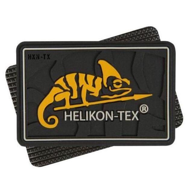 新品未使用 Helikon-Tex ラバーロゴパッチ ブラック エンタメ/ホビーのミリタリー(その他)の商品写真