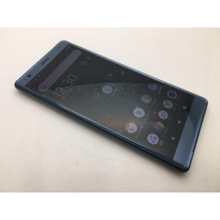 ソニー(SONY)のSIMフリー au Xperia XZ2 SOV37 グリーン◆良品◆385(スマートフォン本体)