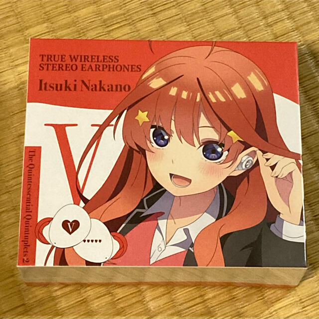 五等分の花嫁 中野五月 Cv水瀬いのり モデル 完全ワイヤレスイヤホン 新品の通販 By Hiro S Shop ラクマ 五等分の花嫁 中野五月 Cv水瀬いのり モデル 完全ワイヤレスイヤホン 新品の通販 By Hiro S Shop ラクマ