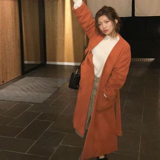 ラグナムーン ロングコート(レディース)(オレンジ/橙色系)の通販 5点