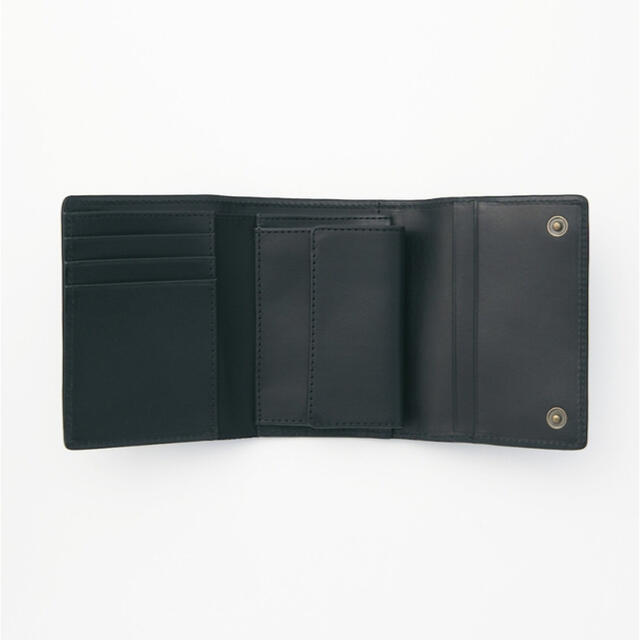 MUJI (無印良品)(ムジルシリョウヒン)の無印良品財布　三つ折り財布　黒 メンズのファッション小物(折り財布)の商品写真
