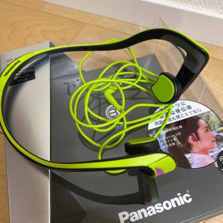 パナソニック(Panasonic)の【値下げ】パナソニック 骨伝導ヘッドホン RP-HGS10-G(ヘッドフォン/イヤフォン)