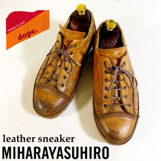 ミハラヤスヒロ(MIHARAYASUHIRO)の▼ MIHARA YASUHIRO leather sneaker ▼(スニーカー)