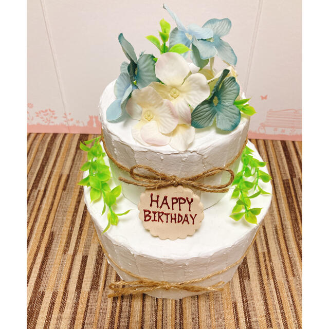 紫陽花セット クレイケーキ ダミーケーキ フェイクケーキ 名入れ可能の通販 By Miff ラクマ