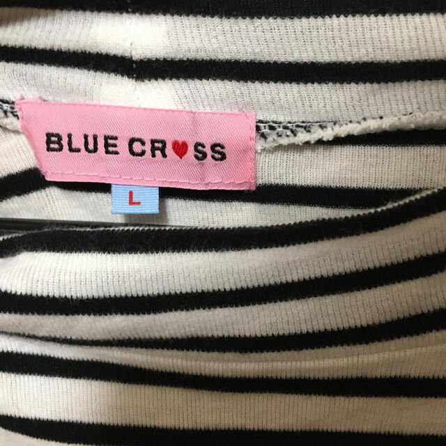 bluecross(ブルークロス)のBLUECROSSgirls　ボーダーTシャツ キッズ/ベビー/マタニティのキッズ服女の子用(90cm~)(Tシャツ/カットソー)の商品写真