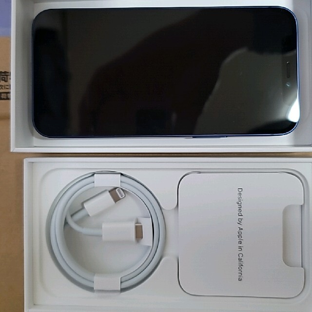 激安本物 Apple - blue(シムフリー) 64G mini iPhone12 スマートフォン本体