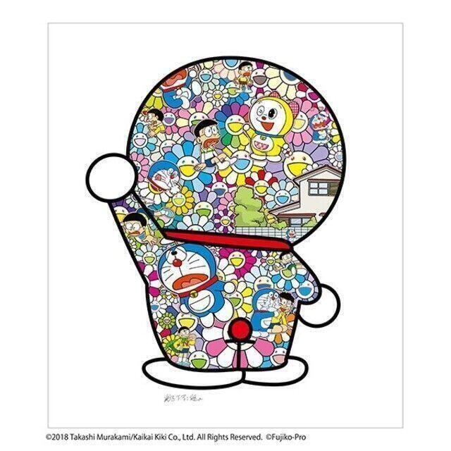 ドラえもん わーい!(ポスター作品) 村上隆 Takashi Murakami