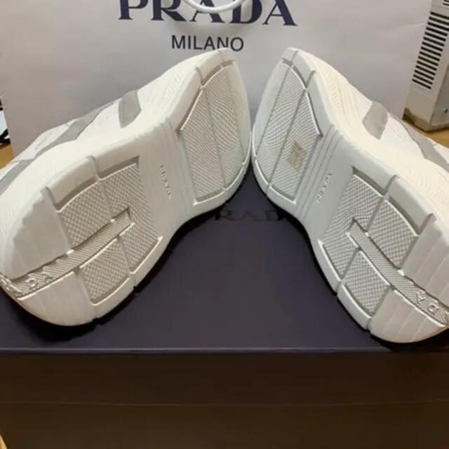 新品未使用品 PRADA ダッドスニーカー ホワイト - スニーカー