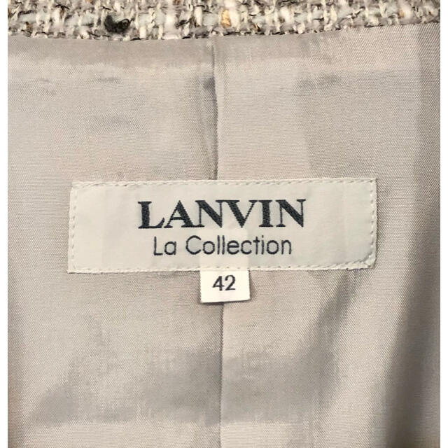 LANVIN COLLECTION(ランバンコレクション)のLANVIN ランバン　ツイードジャケット レディースのジャケット/アウター(テーラードジャケット)の商品写真